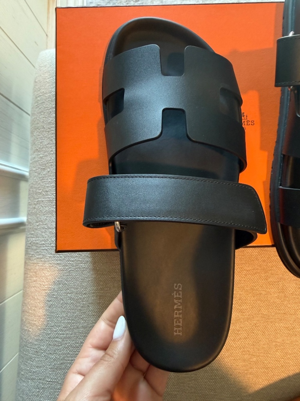 Hermes chypres size 39 black - Picture 6 of 7